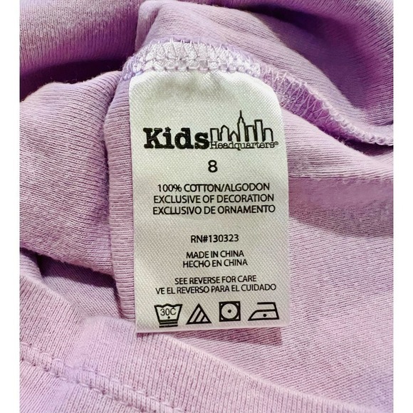 Kids Headquarters unicorn summer two-piece pajama set in a girl’s size 8 - Picture 4 of 8